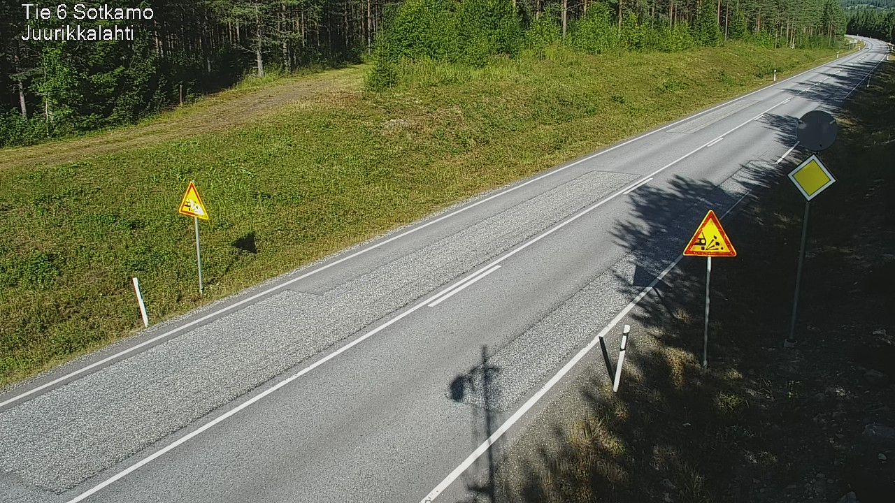 Weather Camera Image Väg 6 Sotkamo, Juurikkalahti, Sotkamo, Kainuu