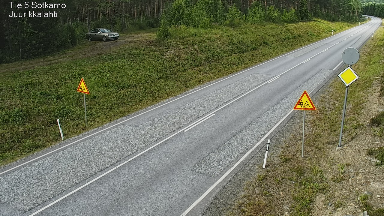 Weather Camera Image Väg 6 Sotkamo, Juurikkalahti, Sotkamo, Kainuu