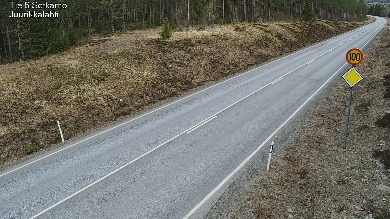 Weather Camera Image Road 6 Sotkamo, Juurikkalahti, Sotkamo, Kainuu