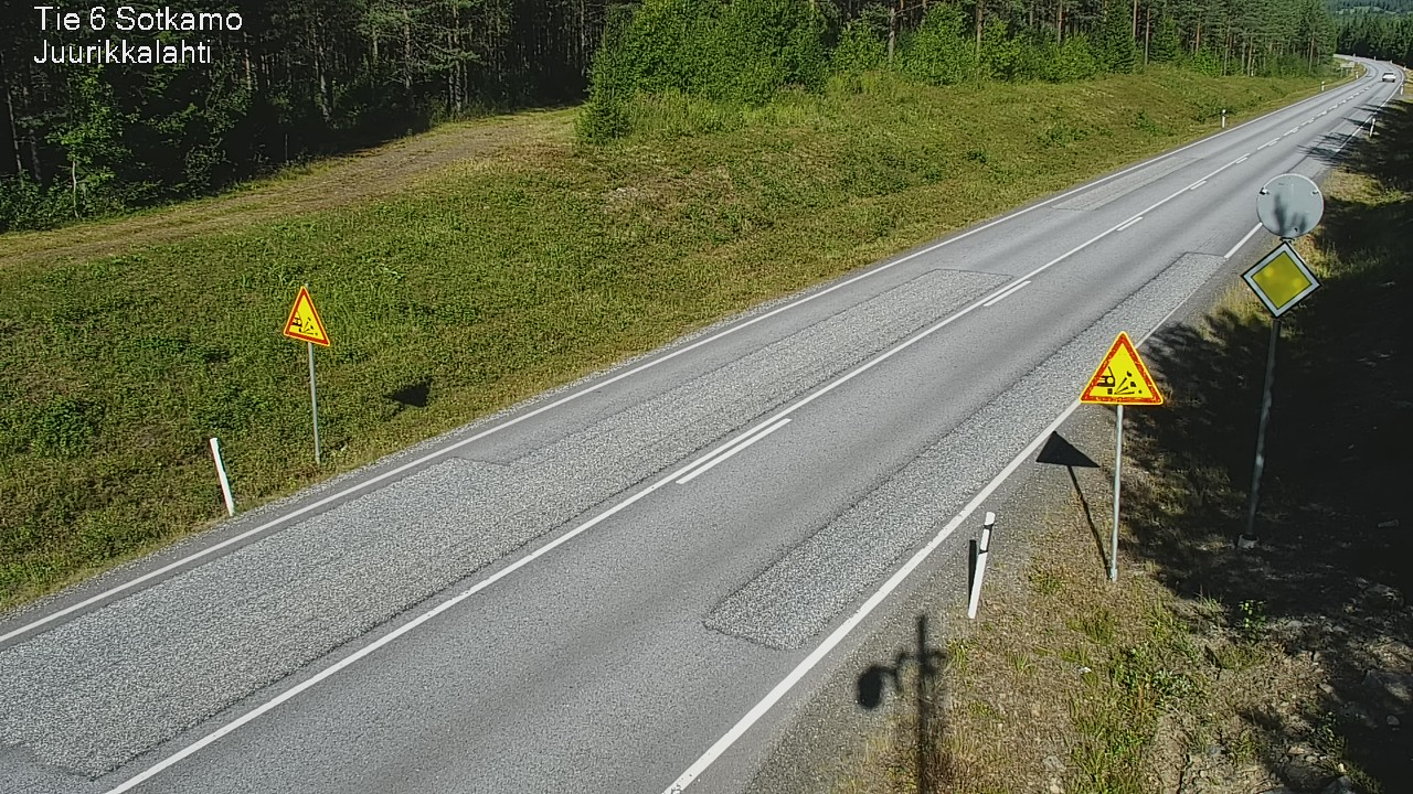Weather Camera Image Väg 6 Sotkamo, Juurikkalahti, Sotkamo, Kainuu