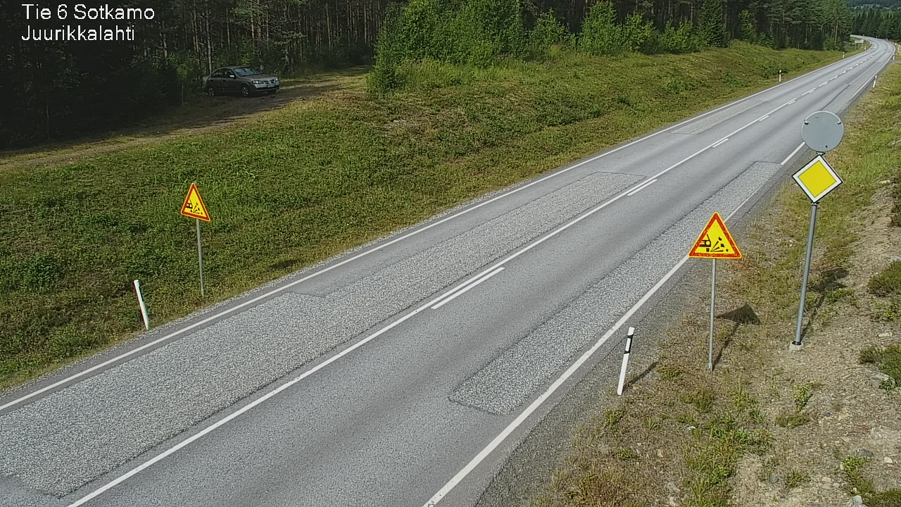 Weather Camera Image Väg 6 Sotkamo, Juurikkalahti, Sotkamo, Kainuu