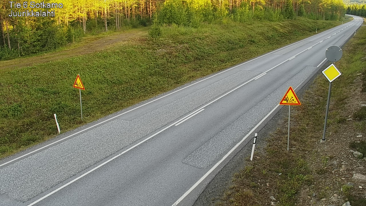 Weather Camera Image Väg 6 Sotkamo, Juurikkalahti, Sotkamo, Kainuu