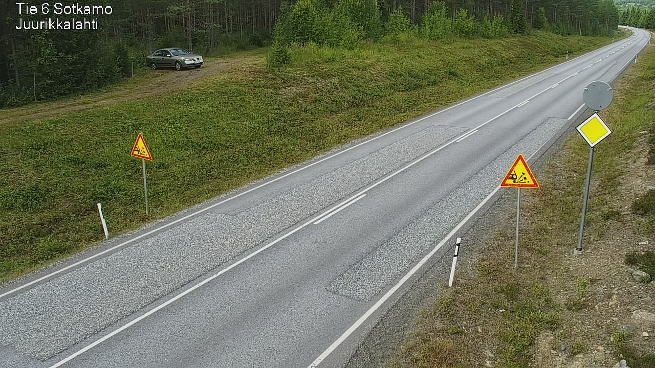 Weather Camera Image Väg 6 Sotkamo, Juurikkalahti, Sotkamo, Kainuu