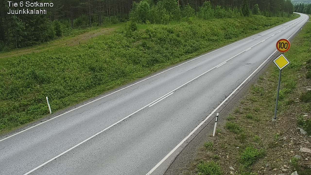 Weather Camera Image Väg 6 Sotkamo, Juurikkalahti, Sotkamo, Kainuu