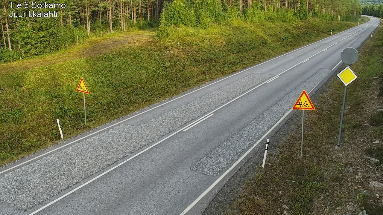 Weather Camera Image Väg 6 Sotkamo, Juurikkalahti, Sotkamo, Kainuu