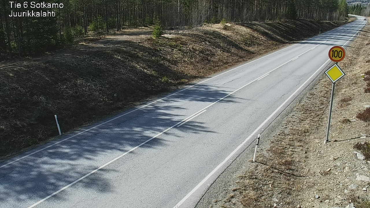 Kelikamerat Kuva Tie 6 Sotkamo, Juurikkalahti, Sotkamo, Kainuu