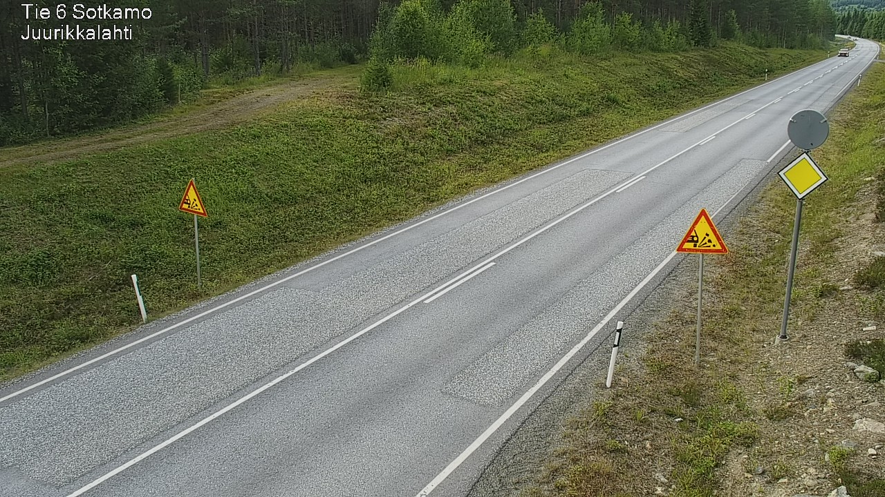 Weather Camera Image Road 6 Sotkamo, Juurikkalahti, Sotkamo, Kainuu