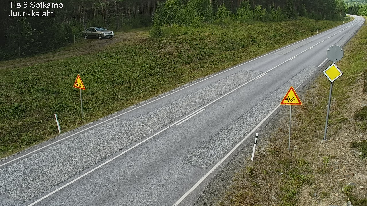 Weather Camera Image Väg 6 Sotkamo, Juurikkalahti, Sotkamo, Kainuu
