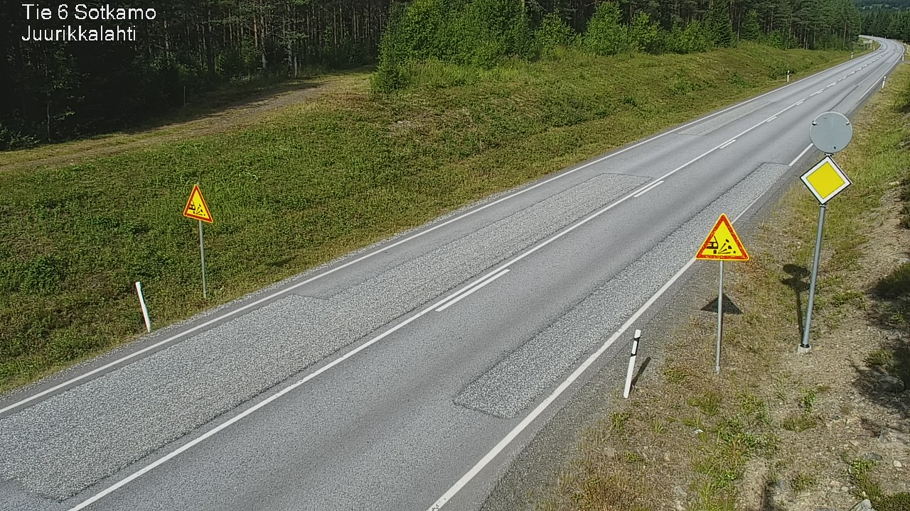 Weather Camera Image Väg 6 Sotkamo, Juurikkalahti, Sotkamo, Kainuu