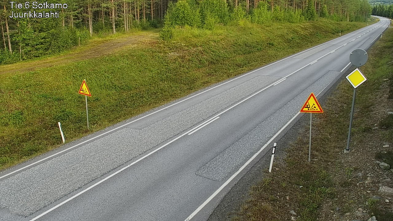 Weather Camera Image Väg 6 Sotkamo, Juurikkalahti, Sotkamo, Kainuu