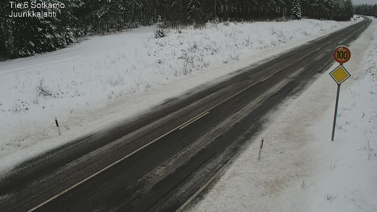 Weather Camera Image Väg 6 Sotkamo, Juurikkalahti, Sotkamo, Kainuu