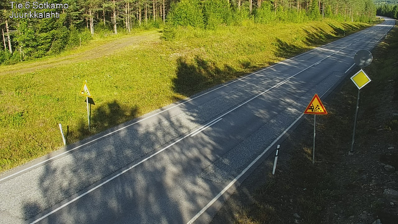 Weather Camera Image Väg 6 Sotkamo, Juurikkalahti, Sotkamo, Kainuu