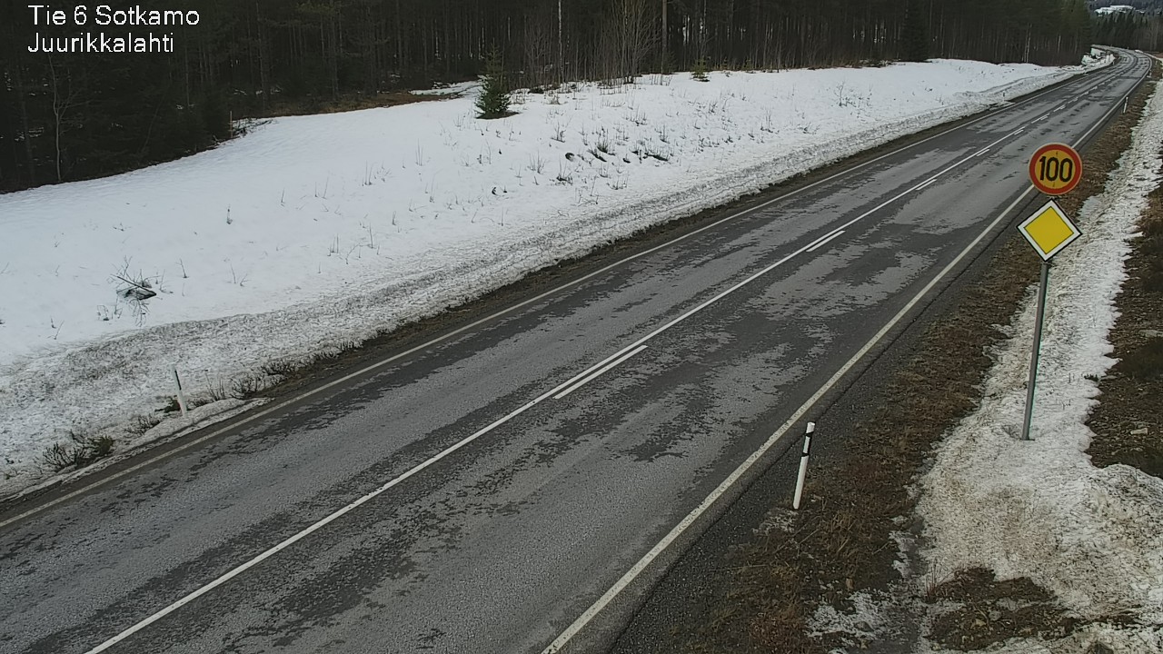 Weather Camera Image Road 6 Sotkamo, Juurikkalahti, Sotkamo, Kainuu