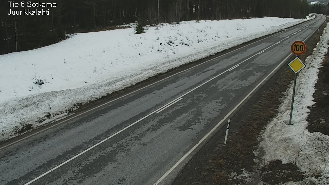 Weather Camera Image Väg 6 Sotkamo, Juurikkalahti, Sotkamo, Kainuu