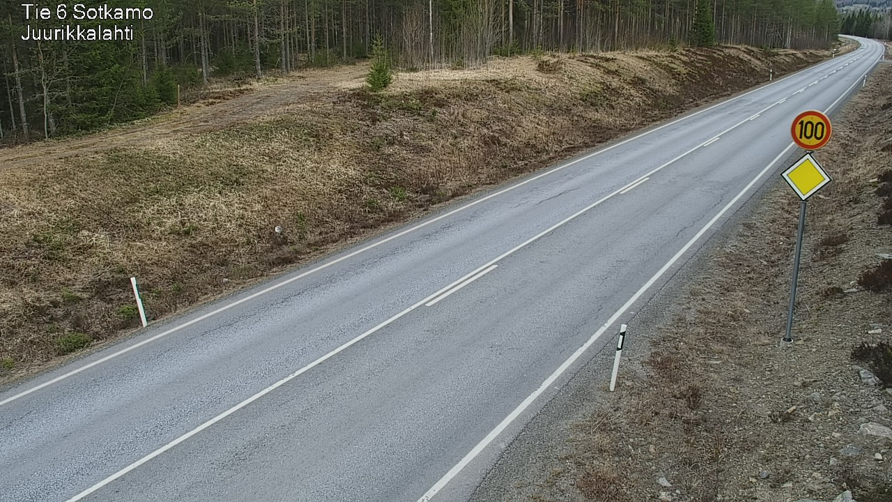 Weather Camera Image Väg 6 Sotkamo, Juurikkalahti, Sotkamo, Kainuu