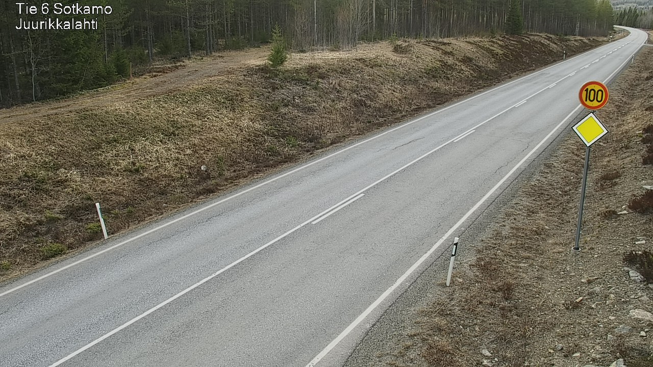 Kelikamerat Kuva Tie 6 Sotkamo, Juurikkalahti, Sotkamo, Kainuu