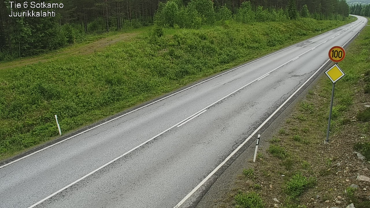 Weather Camera Image Road 6 Sotkamo, Juurikkalahti, Sotkamo, Kainuu