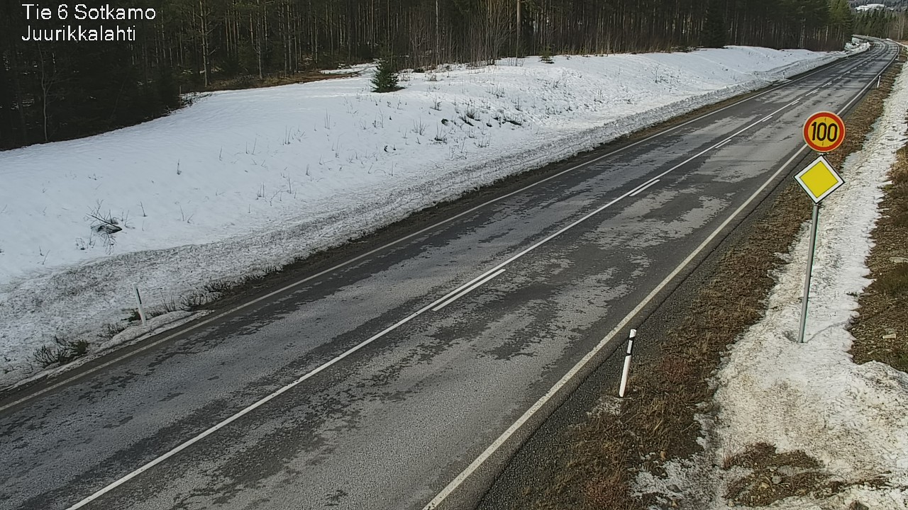 Weather Camera Image Road 6 Sotkamo, Juurikkalahti, Sotkamo, Kainuu