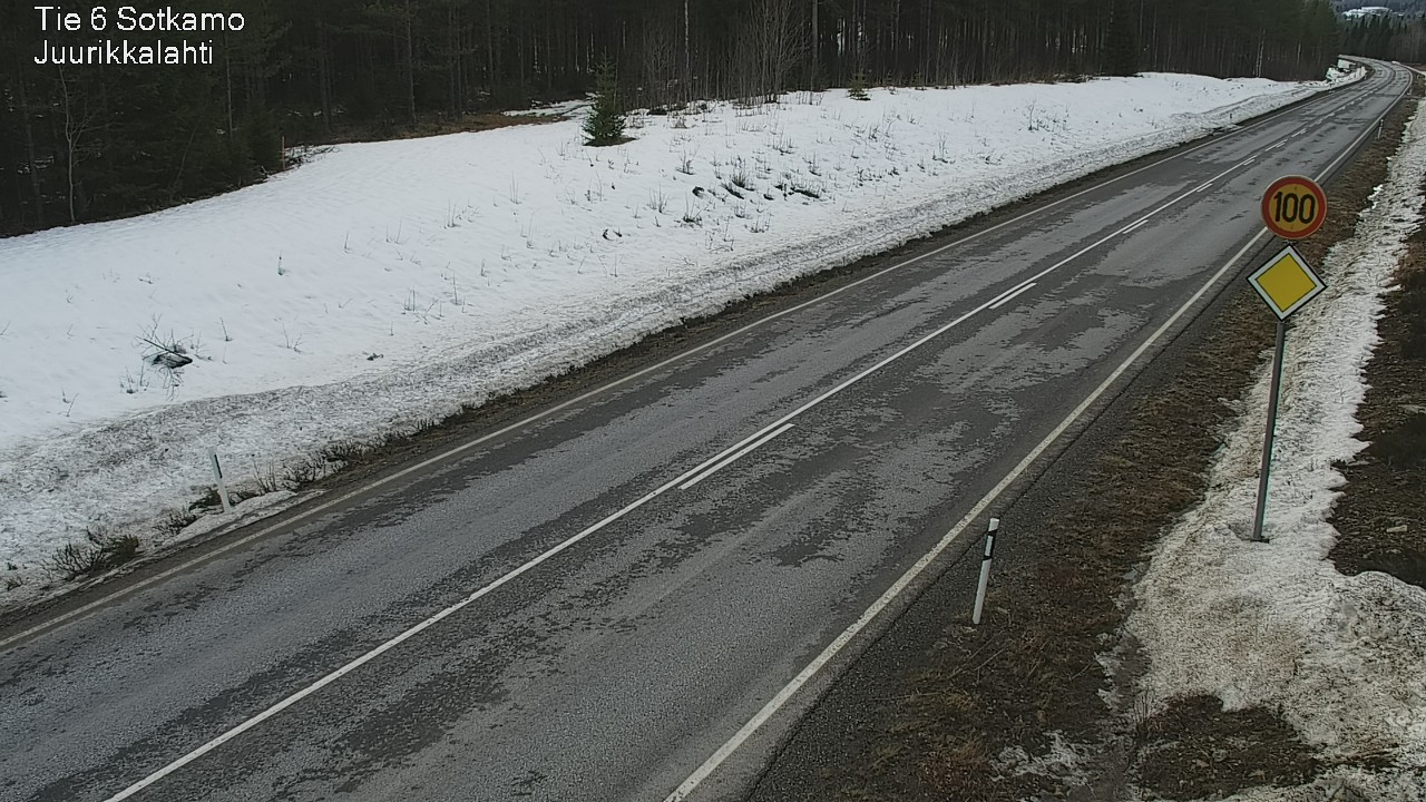 Weather Camera Image Väg 6 Sotkamo, Juurikkalahti, Sotkamo, Kainuu