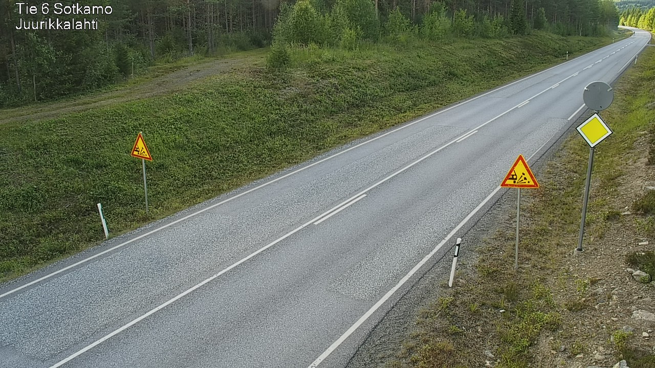 Kelikamerat Kuva Tie 6 Sotkamo, Juurikkalahti, Sotkamo, Kainuu