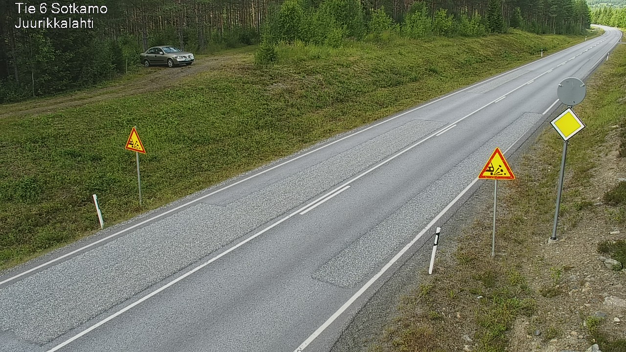 Weather Camera Image Väg 6 Sotkamo, Juurikkalahti, Sotkamo, Kainuu