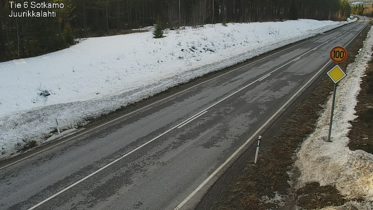 Weather Camera Image Väg 6 Sotkamo, Juurikkalahti, Sotkamo, Kainuu