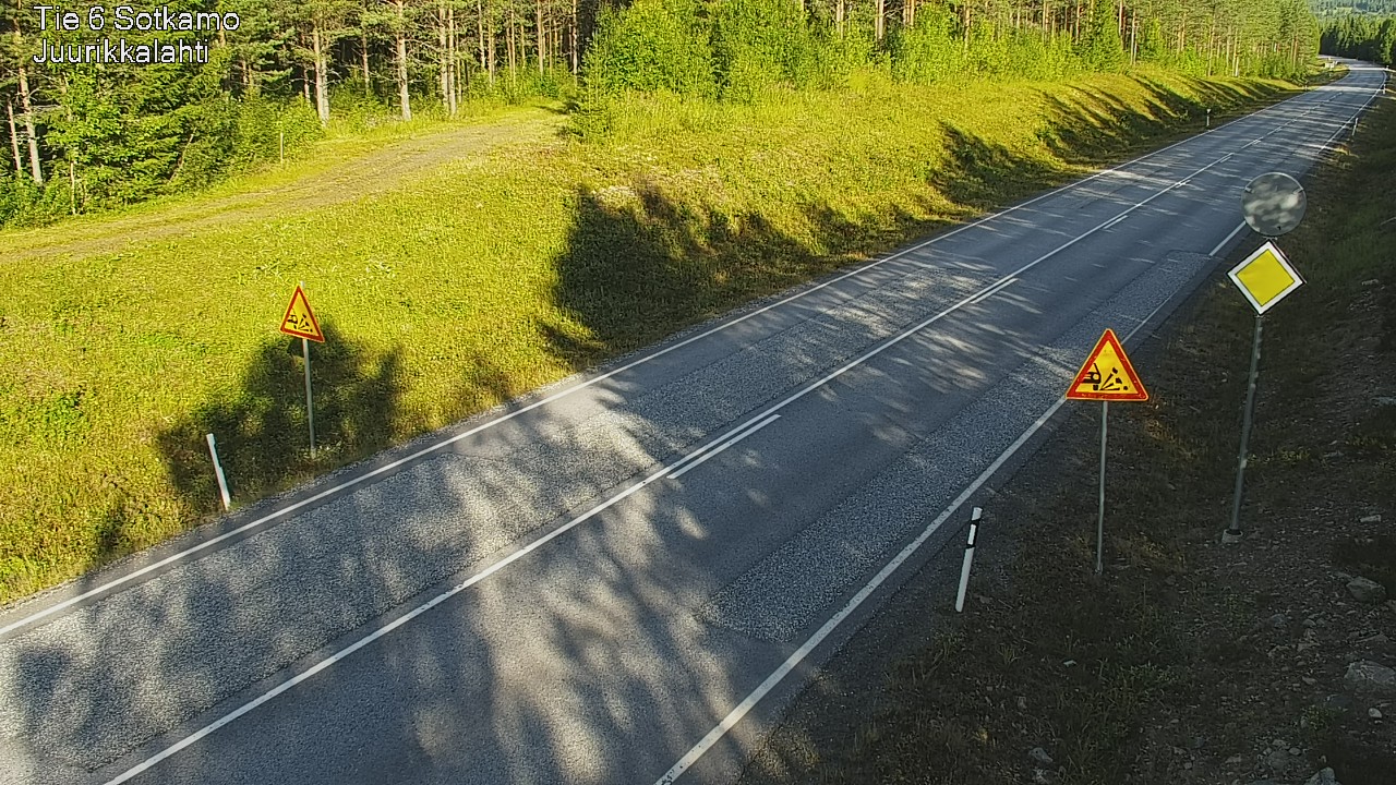 Weather Camera Image Väg 6 Sotkamo, Juurikkalahti, Sotkamo, Kainuu
