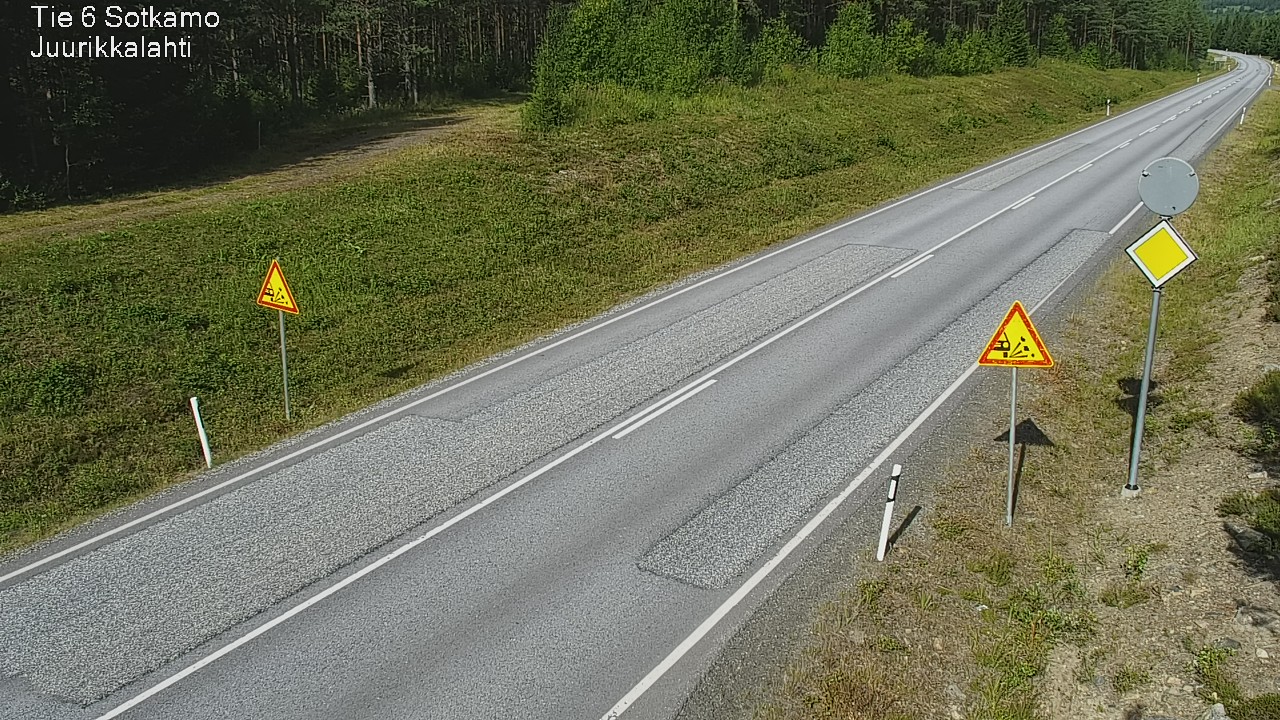 Weather Camera Image Väg 6 Sotkamo, Juurikkalahti, Sotkamo, Kainuu