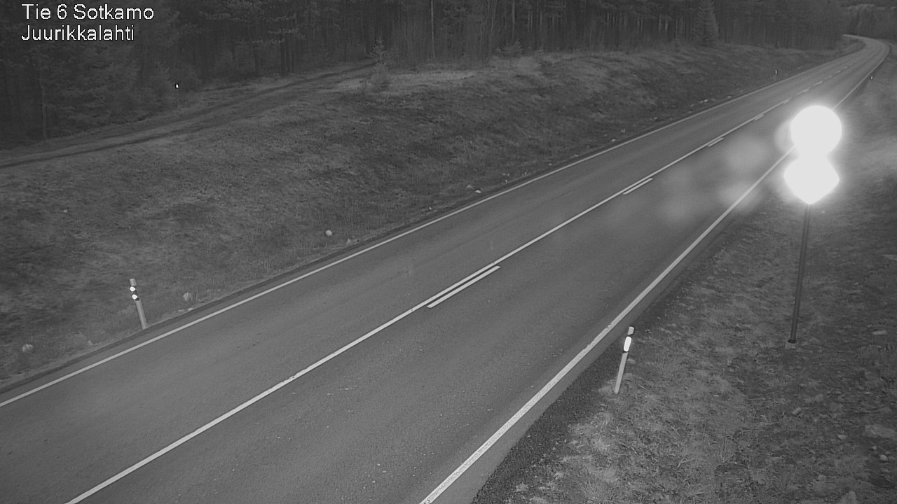 Weather Camera Image Road 6 Sotkamo, Juurikkalahti, Sotkamo, Kainuu