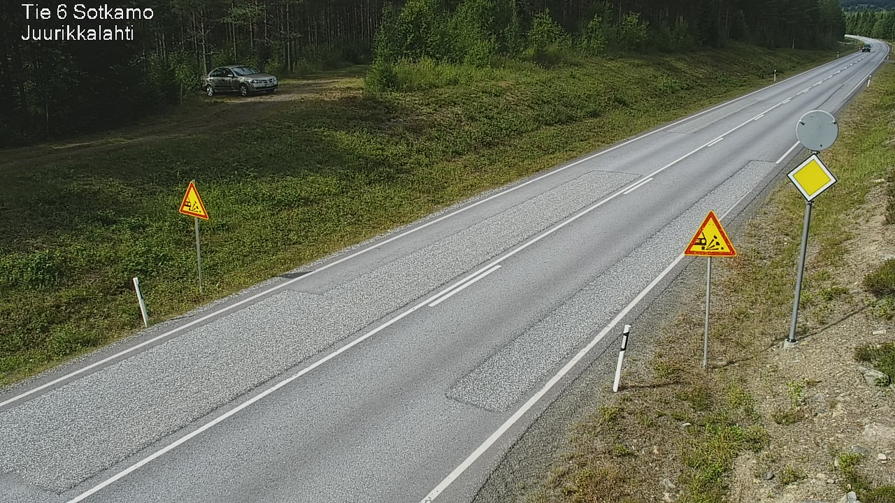 Weather Camera Image Road 6 Sotkamo, Juurikkalahti, Sotkamo, Kainuu