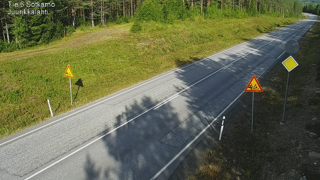 Weather Camera Image Väg 6 Sotkamo, Juurikkalahti, Sotkamo, Kainuu