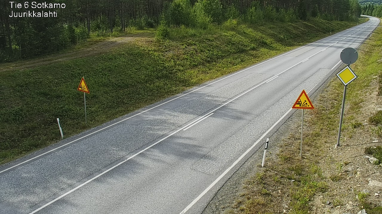 Weather Camera Image Road 6 Sotkamo, Juurikkalahti, Sotkamo, Kainuu