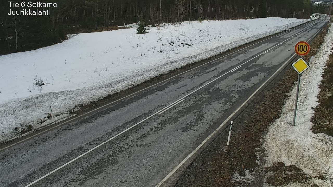 Weather Camera Image Road 6 Sotkamo, Juurikkalahti, Sotkamo, Kainuu
