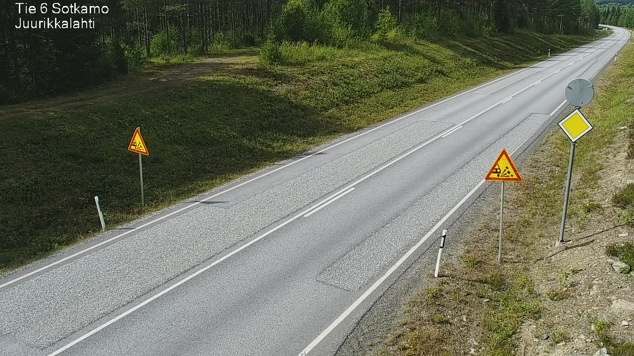 Weather Camera Image Road 6 Sotkamo, Juurikkalahti, Sotkamo, Kainuu