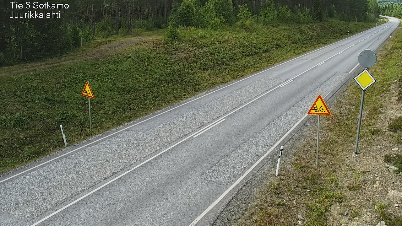 Weather Camera Image Road 6 Sotkamo, Juurikkalahti, Sotkamo, Kainuu