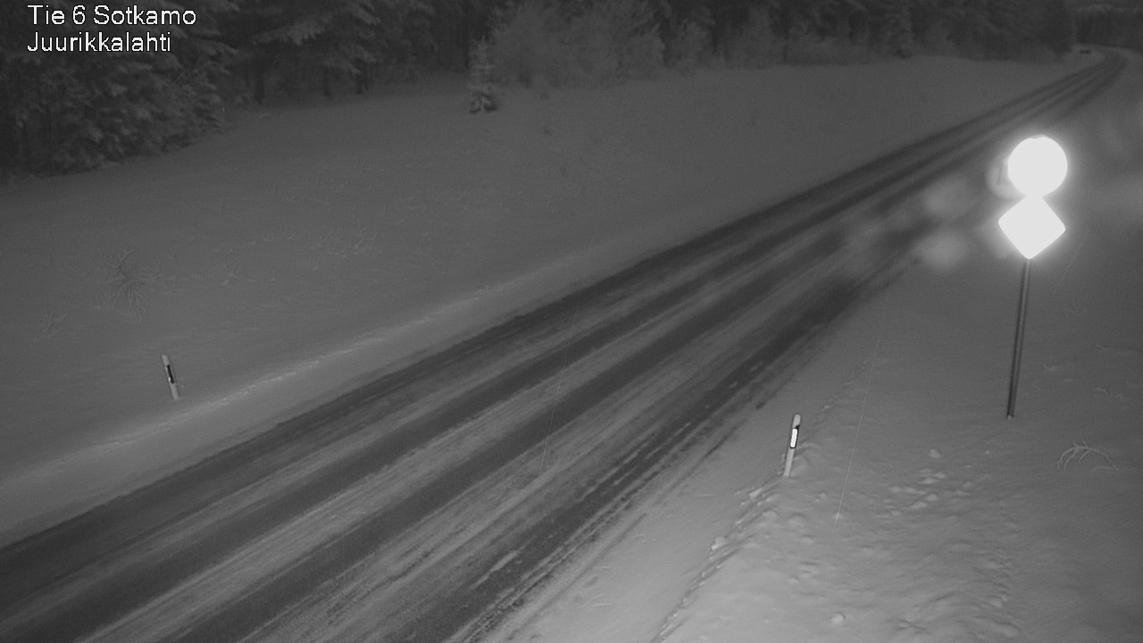 Weather Camera Image Road 6 Sotkamo, Juurikkalahti, Sotkamo, Kainuu