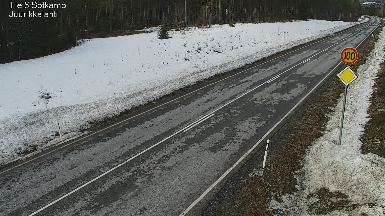 Weather Camera Image Road 6 Sotkamo, Juurikkalahti, Sotkamo, Kainuu