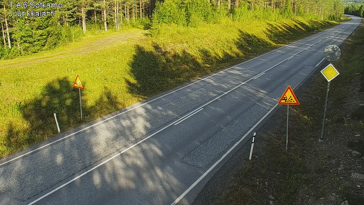 Weather Camera Image Väg 6 Sotkamo, Juurikkalahti, Sotkamo, Kainuu