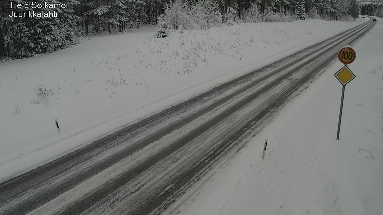 Weather Camera Image Road 6 Sotkamo, Juurikkalahti, Sotkamo, Kainuu