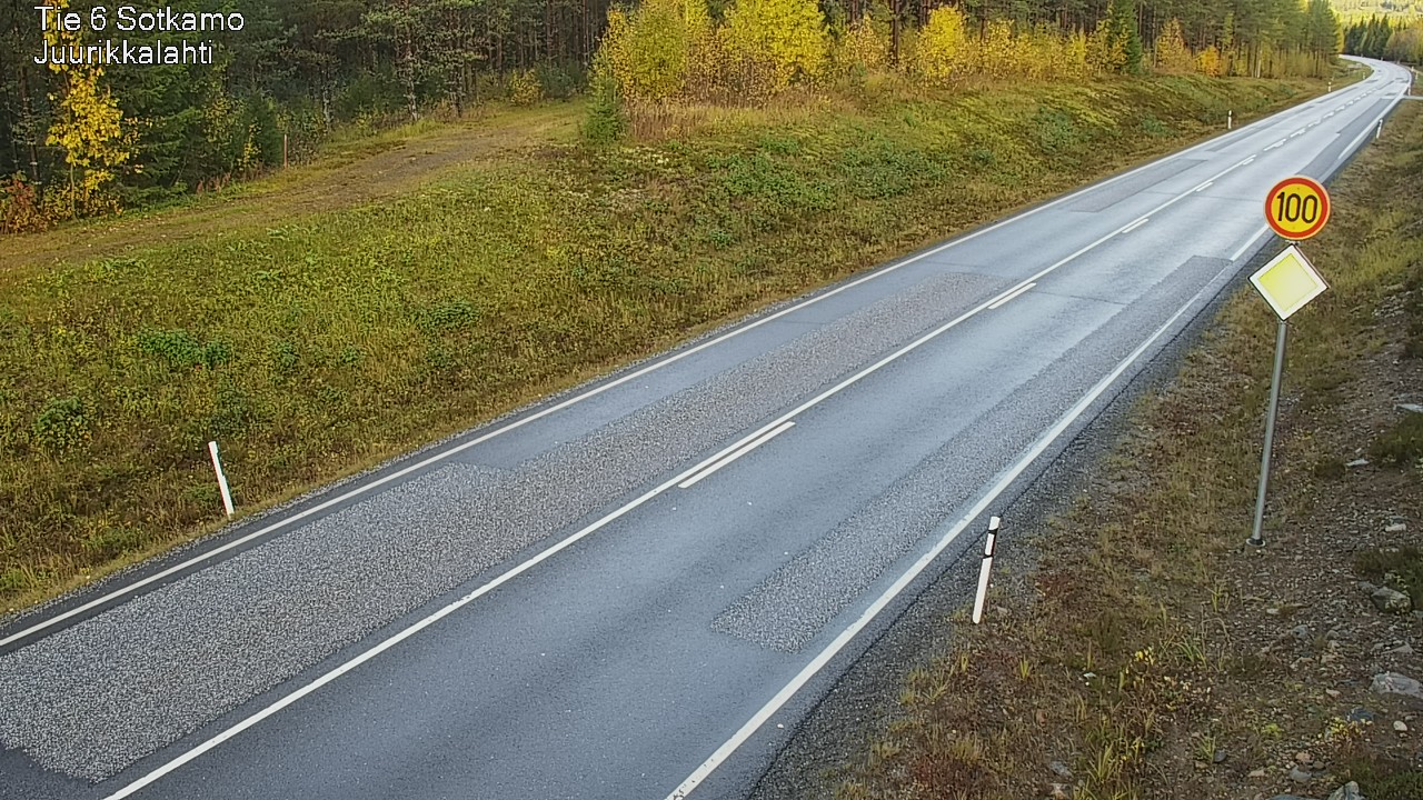 Weather Camera Image Road 6 Sotkamo, Juurikkalahti, Sotkamo, Kainuu