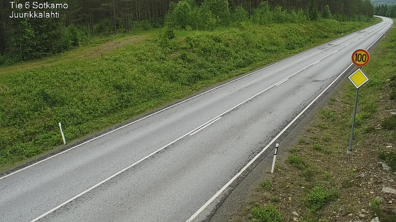 Weather Camera Image Road 6 Sotkamo, Juurikkalahti, Sotkamo, Kainuu