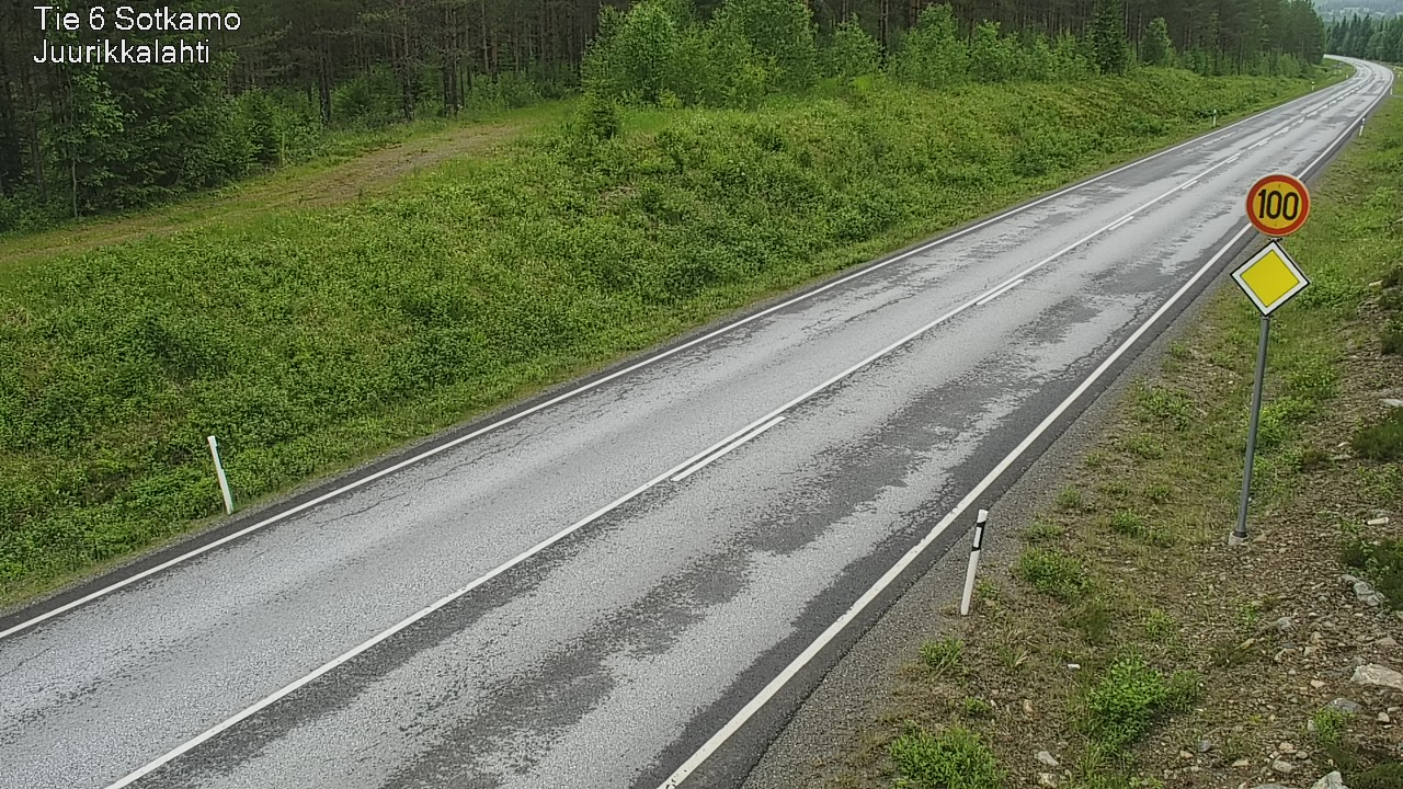 Weather Camera Image Väg 6 Sotkamo, Juurikkalahti, Sotkamo, Kainuu