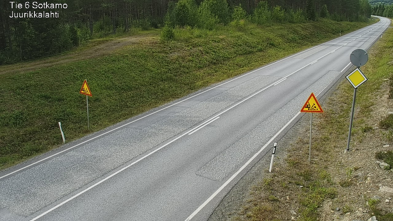 Weather Camera Image Road 6 Sotkamo, Juurikkalahti, Sotkamo, Kainuu
