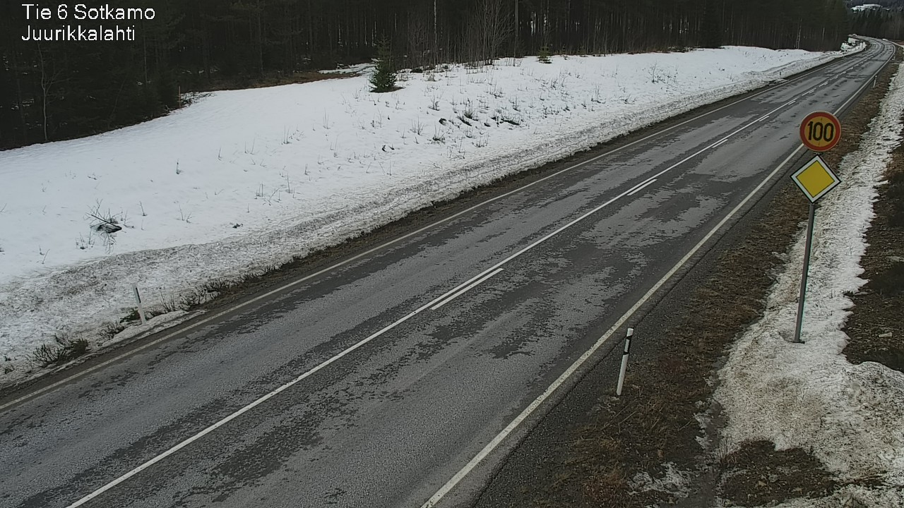 Weather Camera Image Road 6 Sotkamo, Juurikkalahti, Sotkamo, Kainuu
