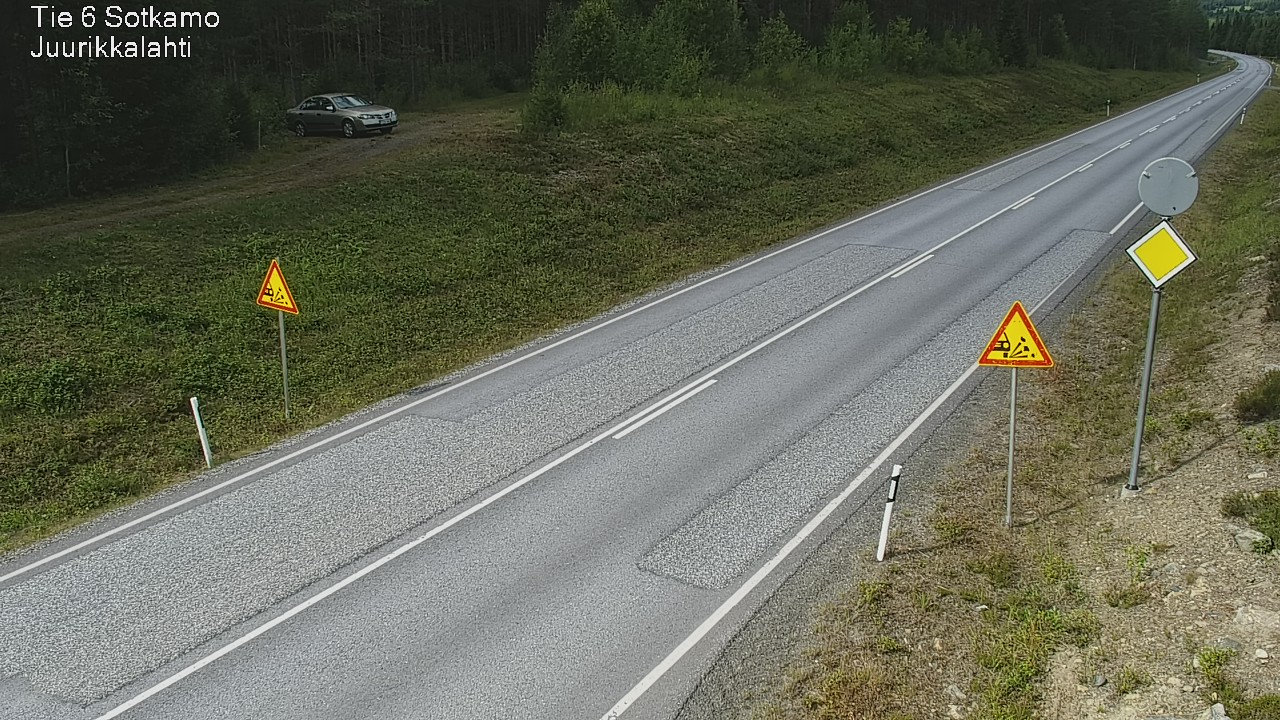 Weather Camera Image Väg 6 Sotkamo, Juurikkalahti, Sotkamo, Kainuu
