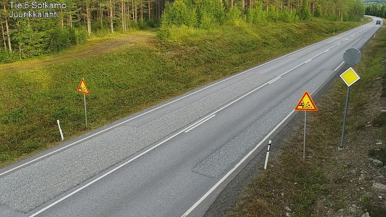 Weather Camera Image Väg 6 Sotkamo, Juurikkalahti, Sotkamo, Kainuu