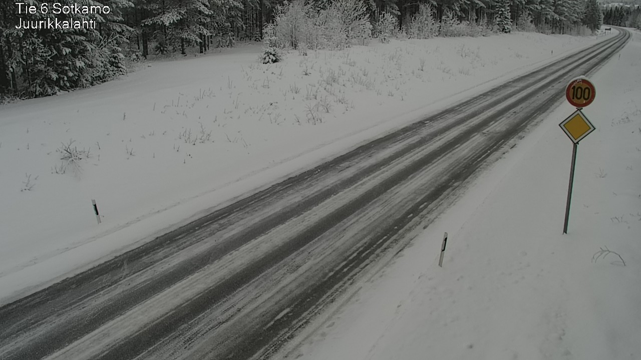 Weather Camera Image Road 6 Sotkamo, Juurikkalahti, Sotkamo, Kainuu