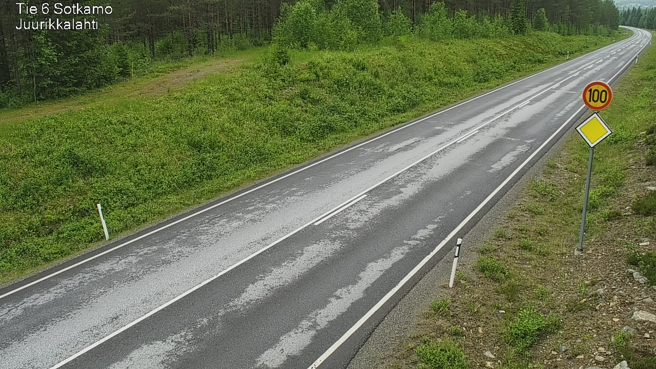 Weather Camera Image Väg 6 Sotkamo, Juurikkalahti, Sotkamo, Kainuu
