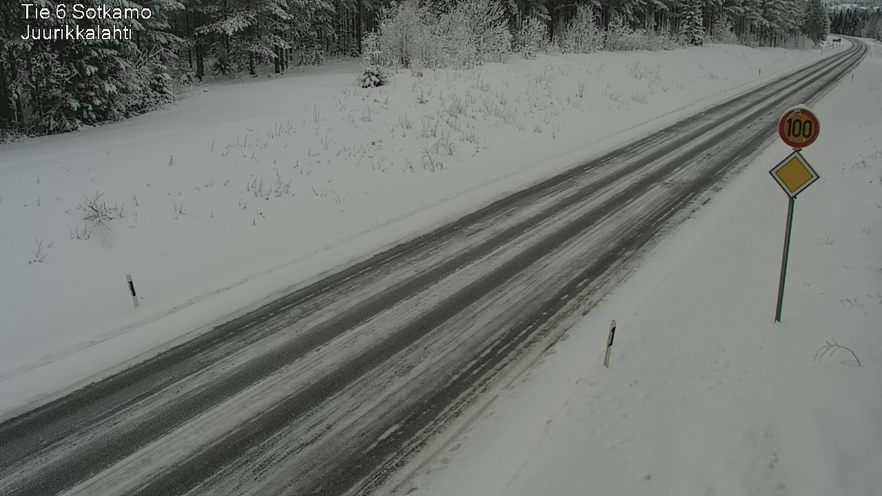 Weather Camera Image Road 6 Sotkamo, Juurikkalahti, Sotkamo, Kainuu