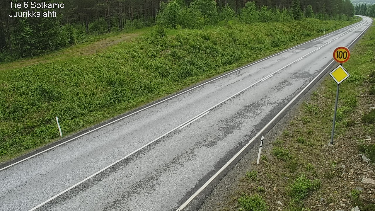 Weather Camera Image Väg 6 Sotkamo, Juurikkalahti, Sotkamo, Kainuu